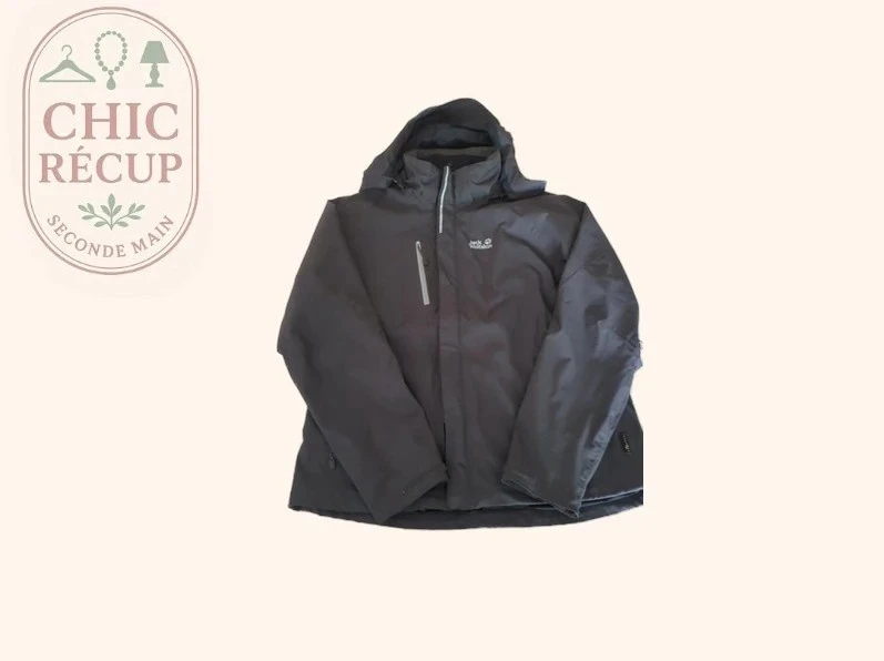 Veste - Jack Wolfskin - M - Gris - Texapore – photo 2